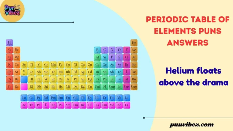 periodic table of elements puns answers